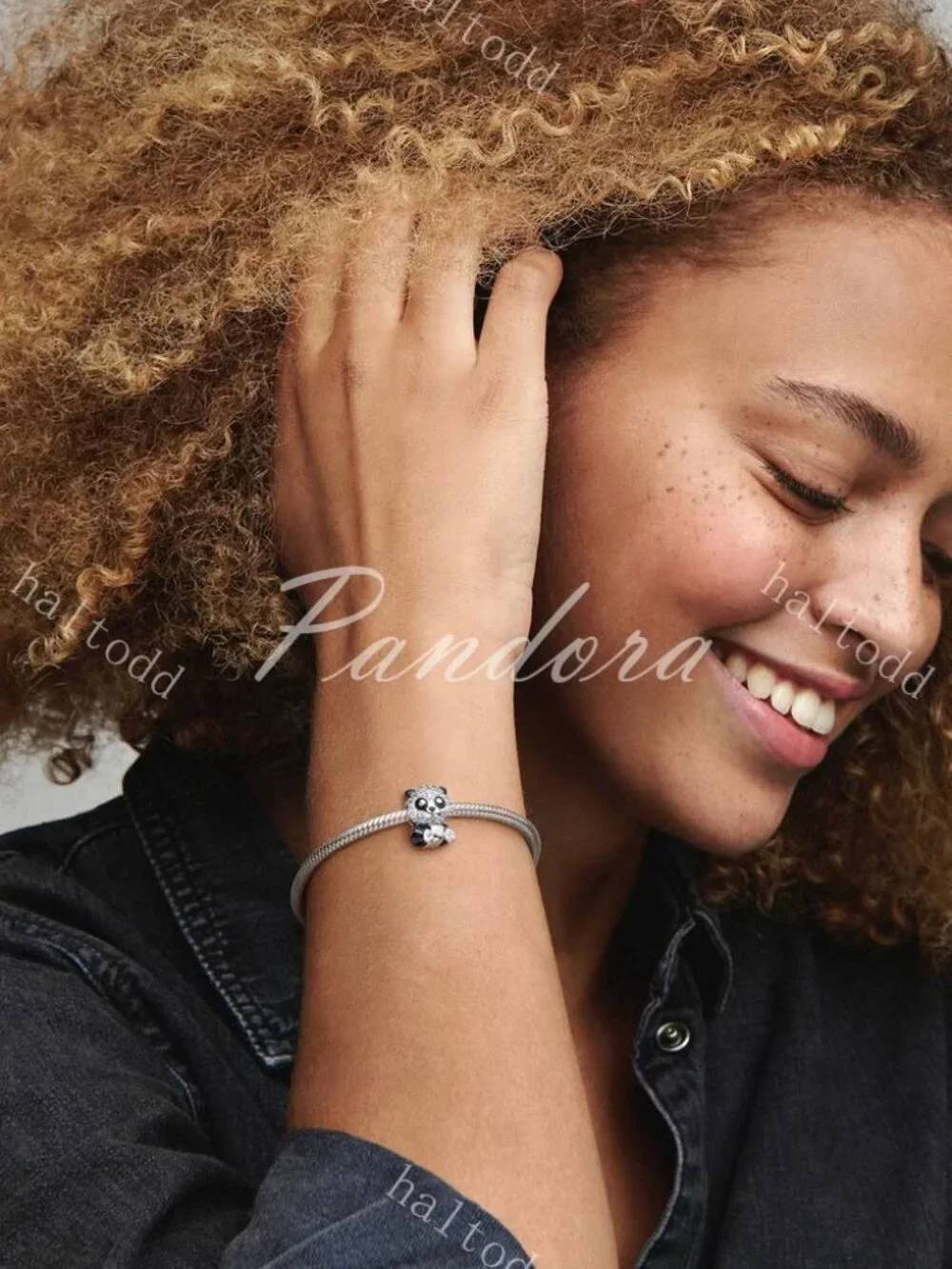 Pandora Sparkling Cute Panda Charm